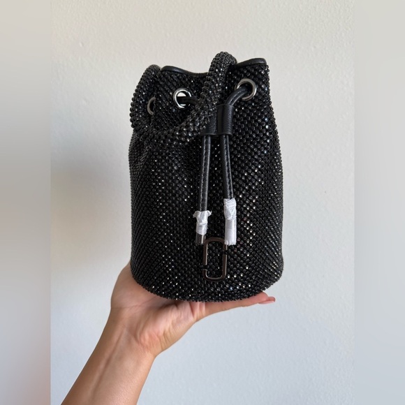NWT Marc Jacobs The Rhinestone Drawstring Mini Bucket
Bag - Picture 12 of 14